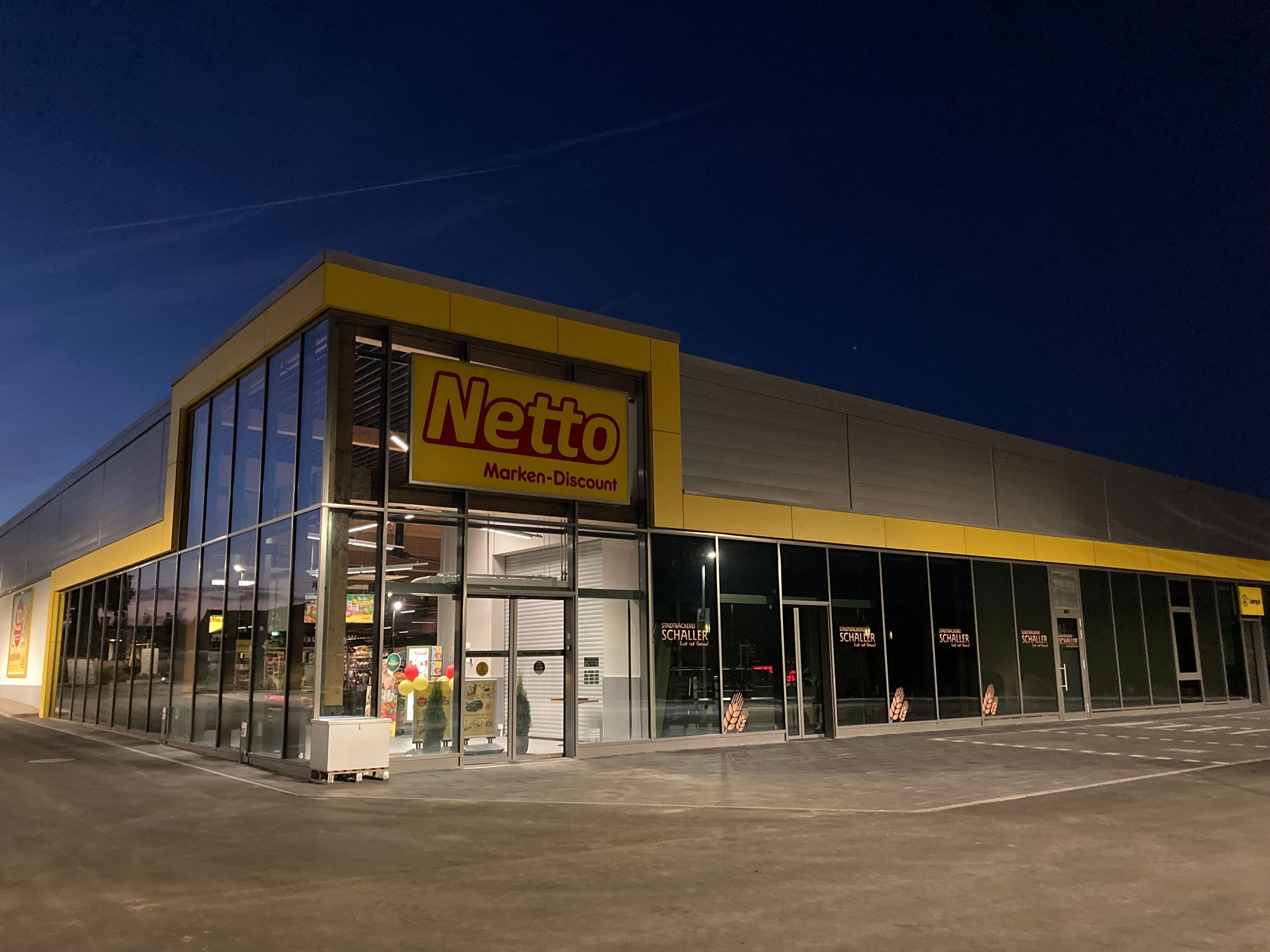 Neubau von Netto-Märkten im gesamten Bundesgebiet